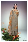 Ruwanthi 2119 By Ganga Heavy Printed Cotton Silk Dress Material